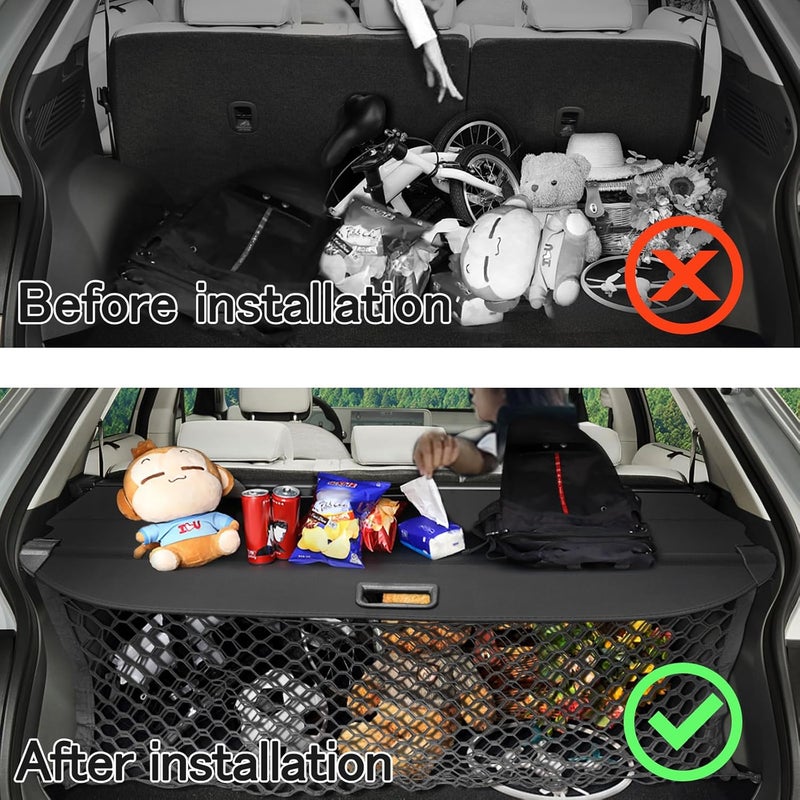 Sze Cargo Cover for Hyundai Ioniq 5 2022-2025 2026 Retractable Trunk Cover Black Rear Trunk Security Cover Shielding Shade Waterproof-New Upgrade - Image 5